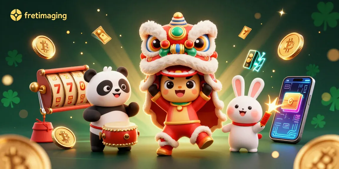 Engage in thrilling casino dynamics with fretimaging, illustrated through a vibrant lion dance scene.