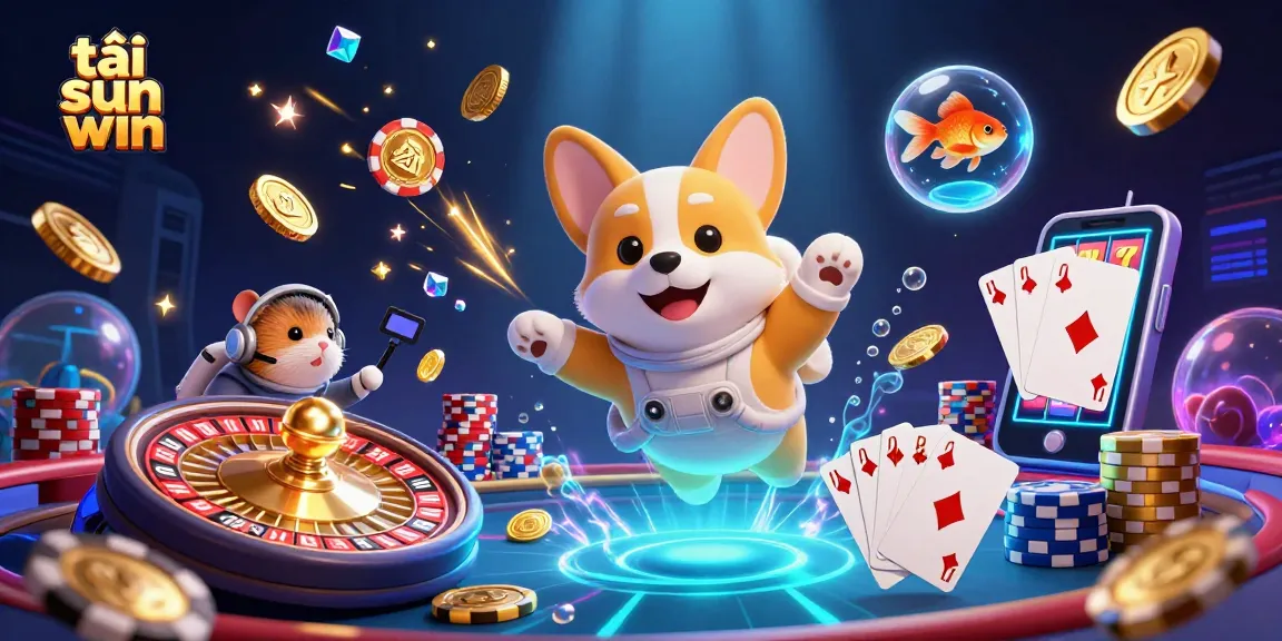 Experience the thrilling excitement of tải sun win with a cosmic gaming adventure filled with floating coins and captivating characters.