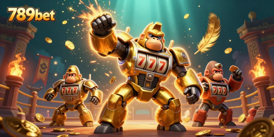 Chơi ở 789bet với mech gorilla vàng và nhiều trò chơi hấp dẫn