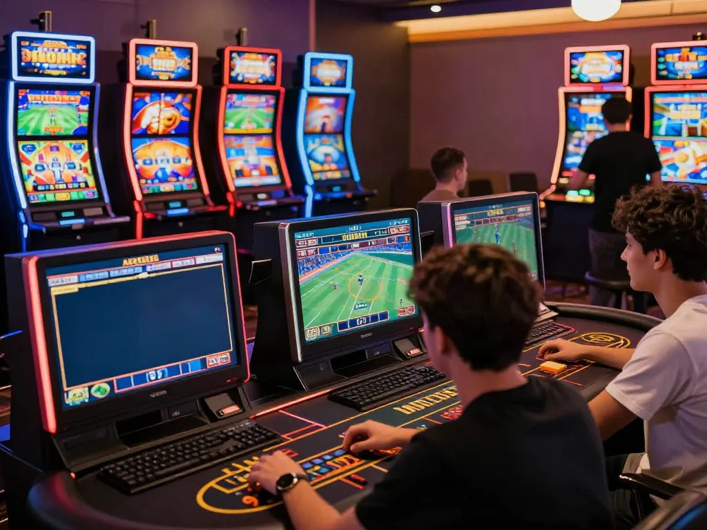 Exciting gaming atmosphere at https://red88.limited/ with diverse betting options and lively players.