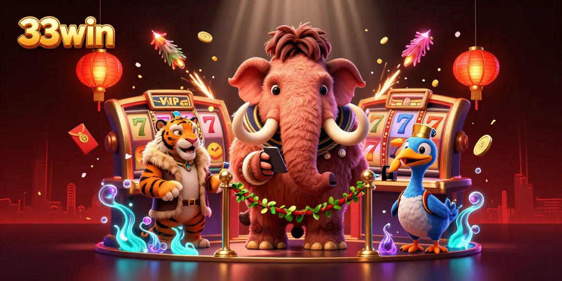 Experience thrilling wins with 33win at this vibrant online casino featuring lavish characters and dynamic gaming elements.